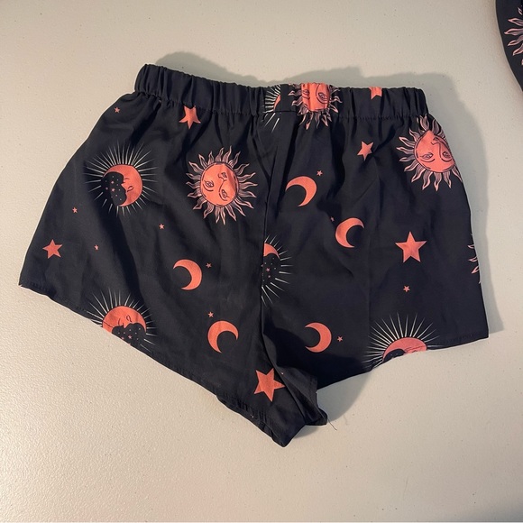 ZAFUL 2 Piece Set Sun and Moon Shorts and Tube Top Festival Summer Fashion - Picture 6 of 8